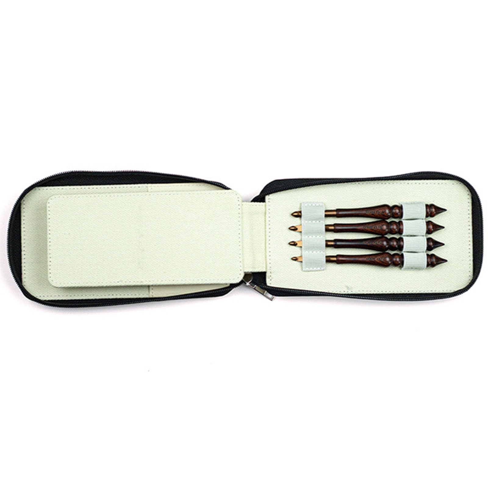 8Pcs Aluminium Crochet Needle with Wooden Grip Ergonomic for Yarn Craft Socks 3.0-7.0mm Crochet Equipment