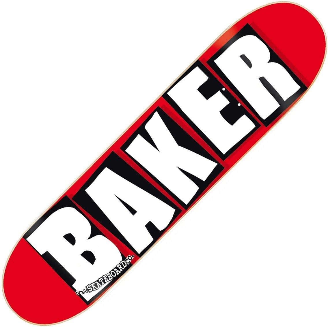 Brand Logo Deck - 8.25 Red/White
