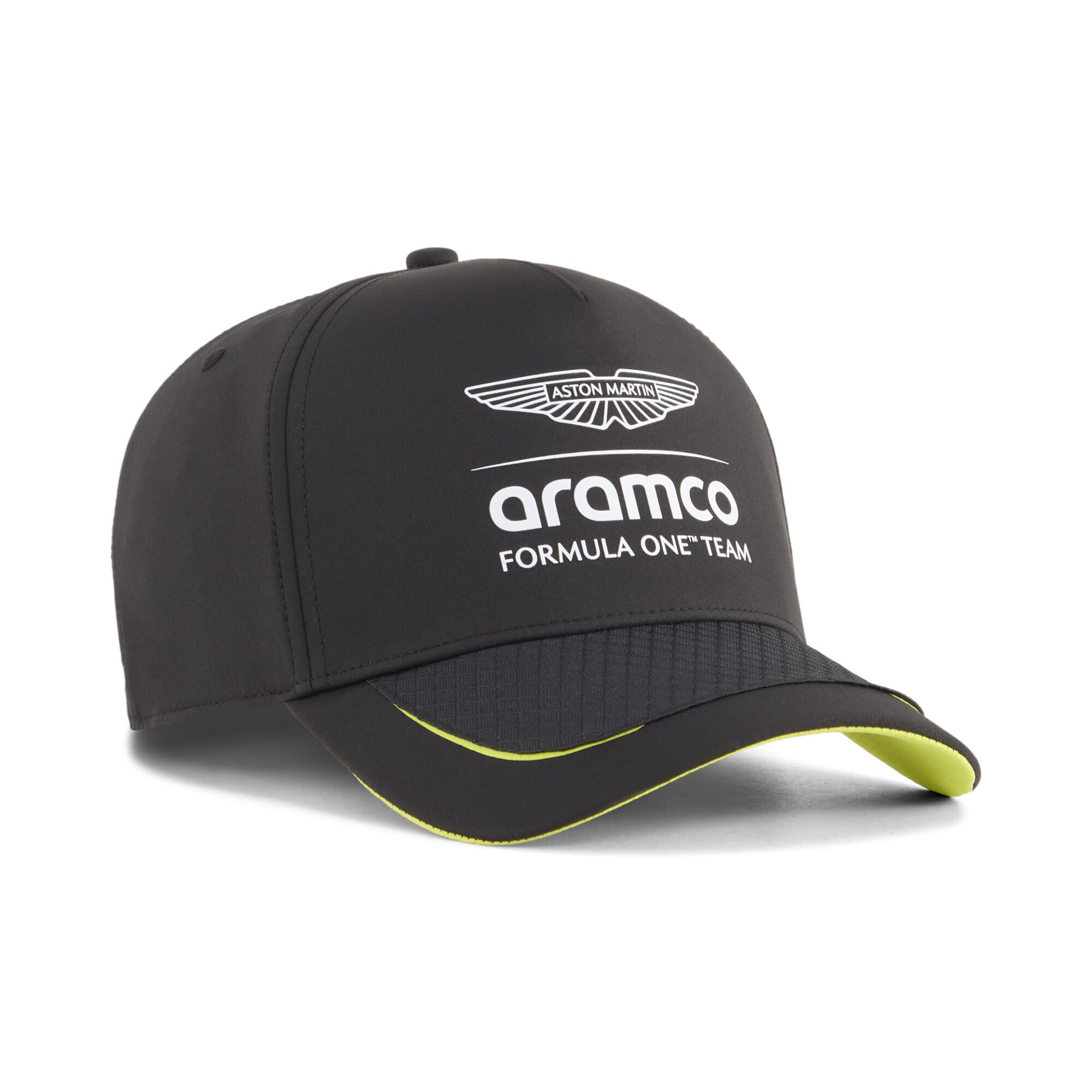 Puma Men's Black Aston Martin Aramco F1 Team Baseball Cap