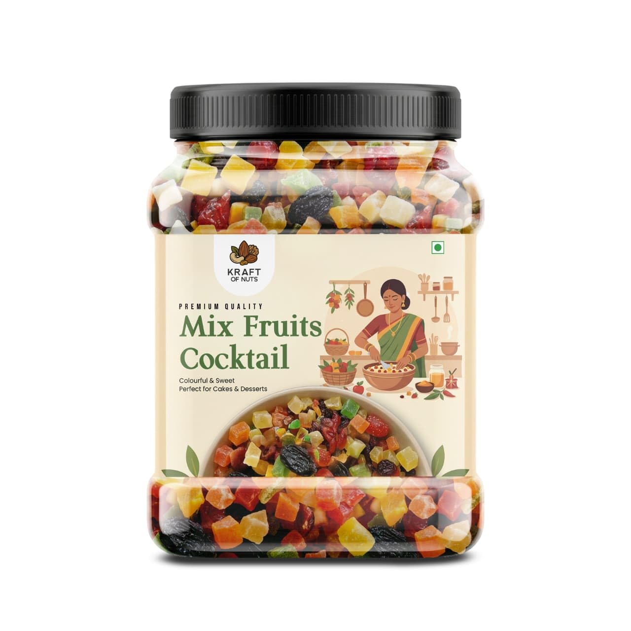 Kraft of Nuts Mix Fruit Cocktail – Premium Dried Fruit Mix, Sweet & Tangy Assorted Fruits Snack, Healthy Energy Boosting Snack, Rich in Fiber & Nutrients, No Added Preservatives (Pack Size Options) (250 Gram)-image-9
