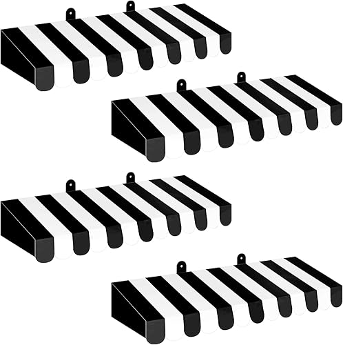 Boao Paquete de 4 decoraciones de toldo de circo toldo 3D decoración de pared tienda de campaña de carnaval decoración de fiesta temática de circo