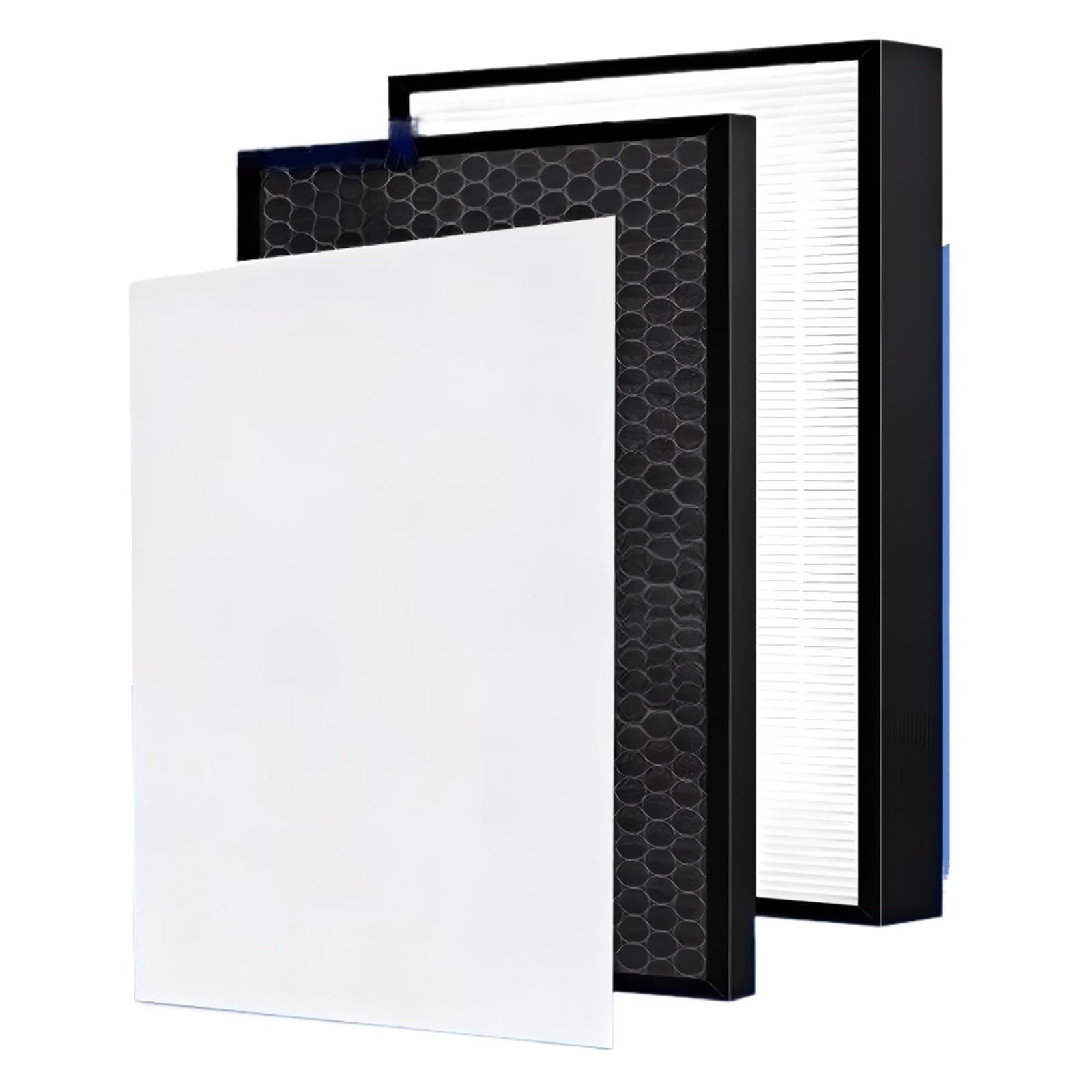 Jxhoengpo White Replacement Filter Air Purifier, Compatible With Electrolux, For Eap300 Eap300-U Activated Charcoal Carbon And Pm2.5 Hepa Filter Set
