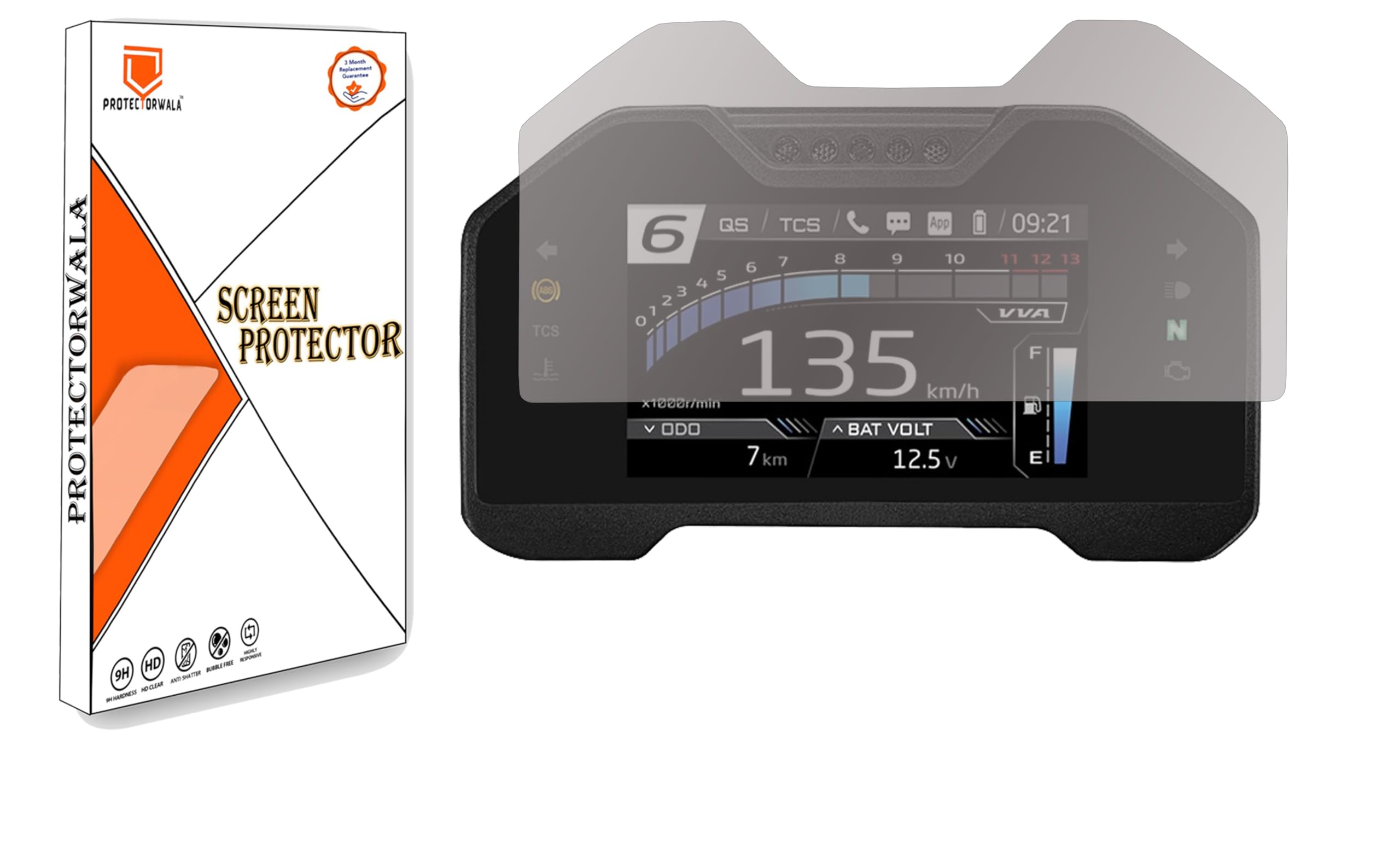 YAMHA R15M Screen Guard Protector Accessories Motorcycle Digital Console - Clear-picture-26