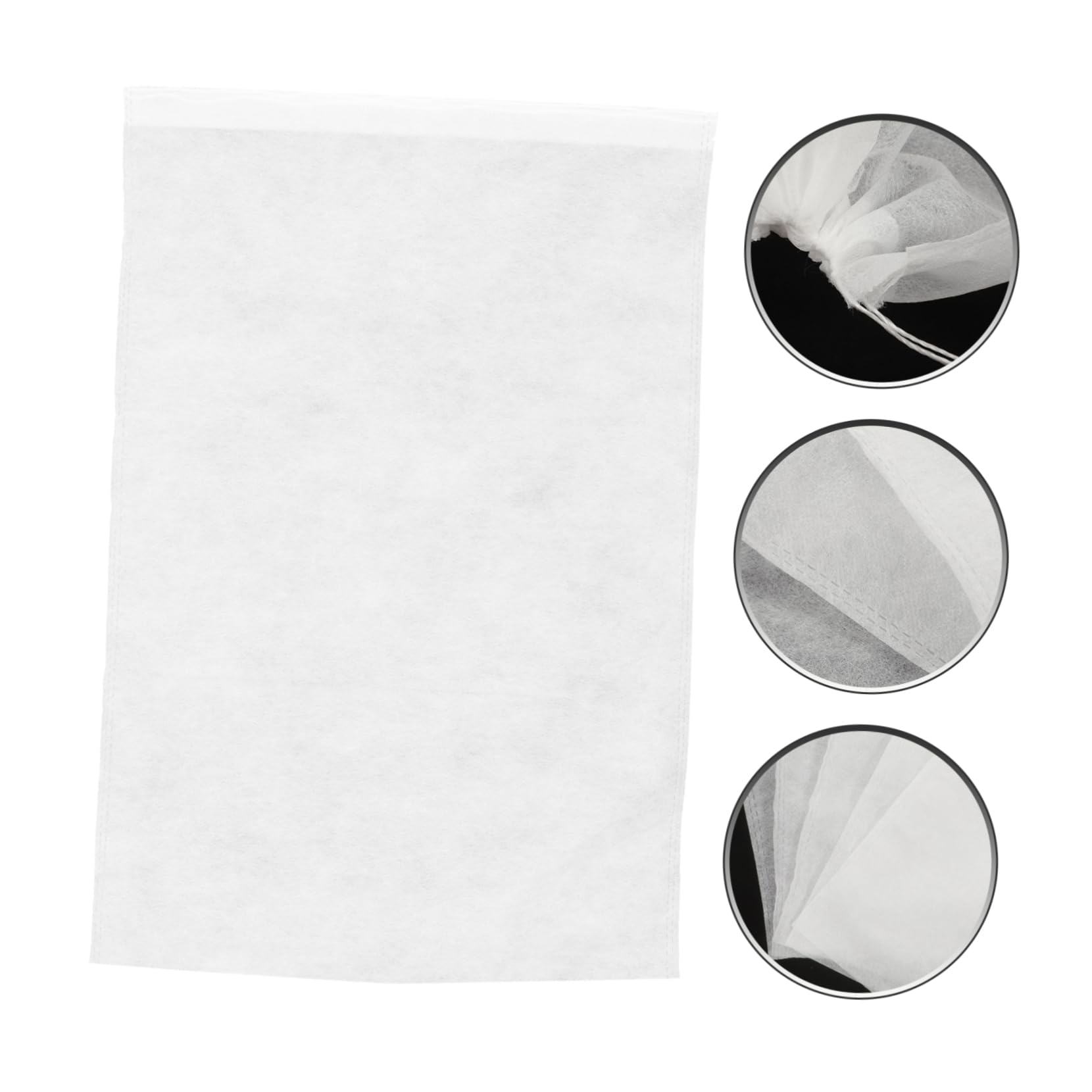 Sacchetto Scarpe Antipolvere Bianco Non Tessuto 50 Pezzi | Formato Grande 32x48 Cm, Chiusura Coulisse, per Scarpe e Stivaletti, Uso Casa e Viaggio