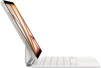 Magic Keyboard Case for Apple 11 inch iPad Air (M3), Great Writing Experience, Built-in Trackpad, Turkish Q Keyboard - White