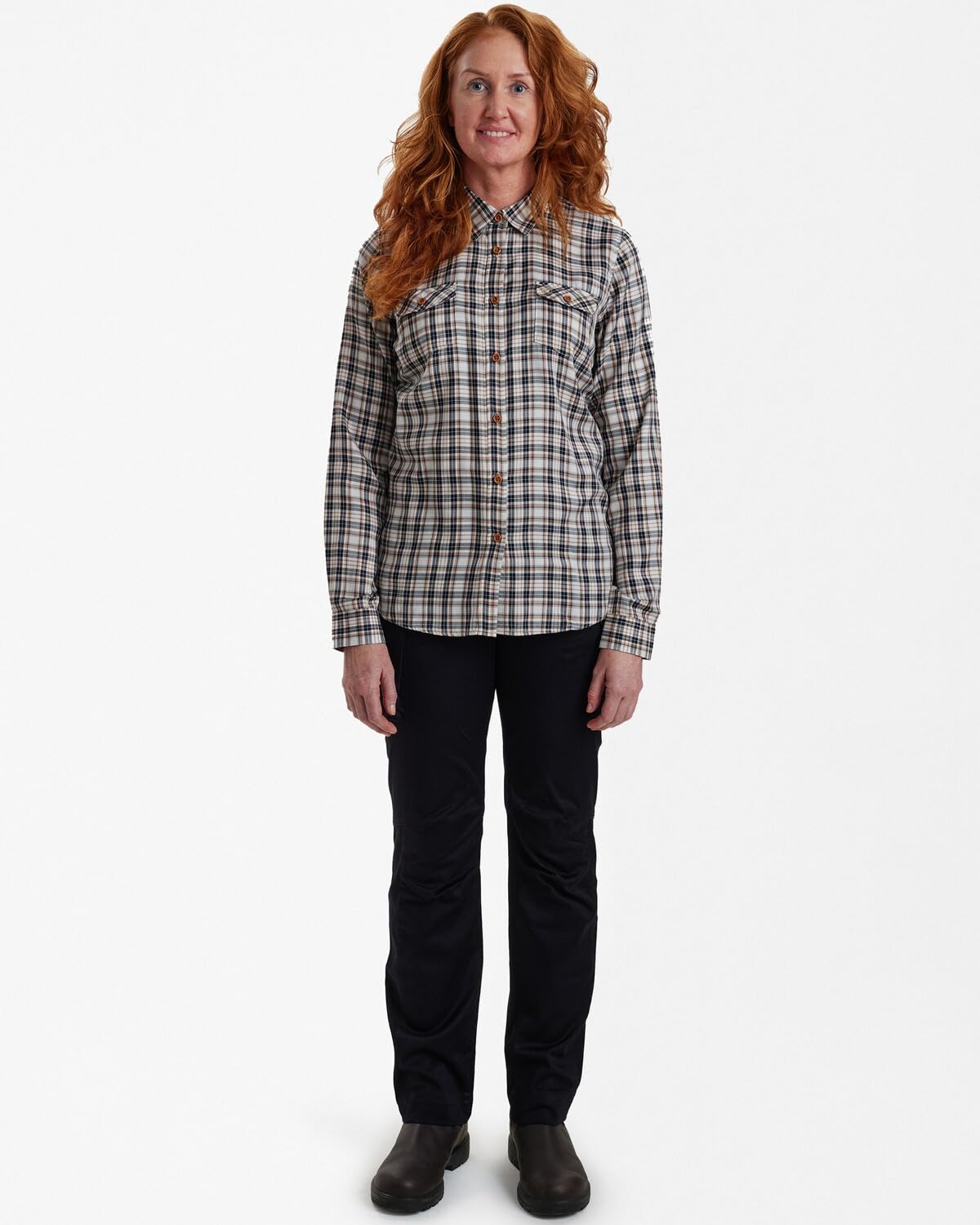Deerhunter Koszula Lady Julia - niebieska kratka