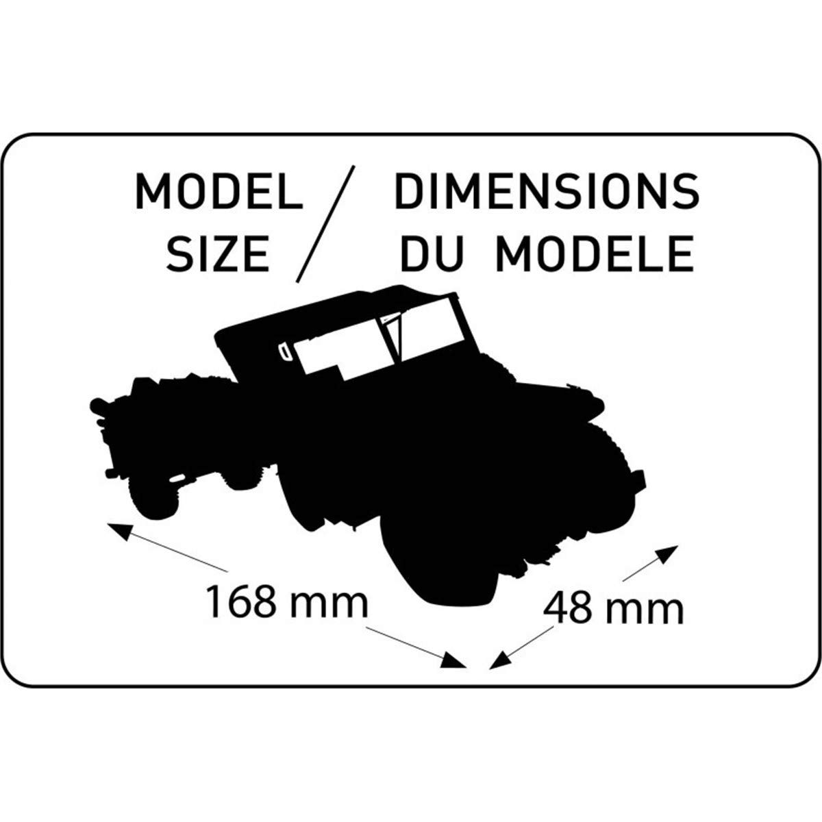 Heller 81105 Zestaw modelarski Jeep Willis & Trailer