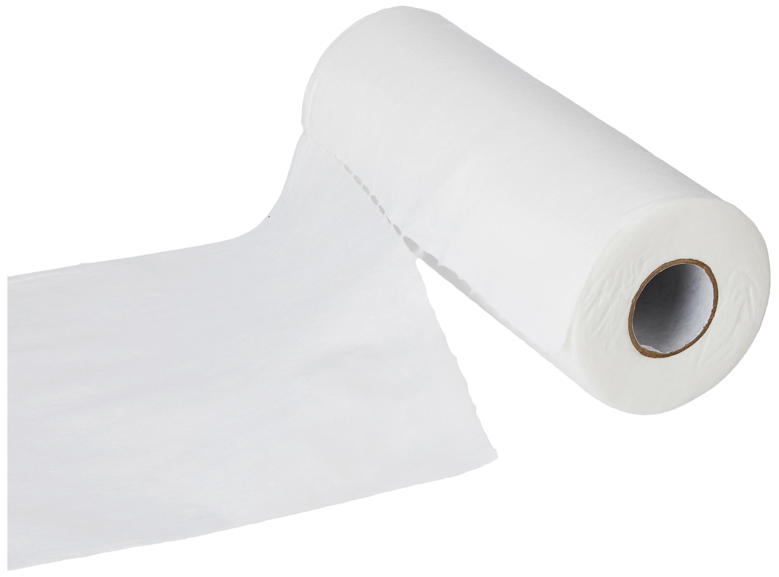 Amazon Brand - Presto! Non-Woven Reusable Kitchen Towel Roll | 50 Pulls | 100 Sheets (Pack of 2) | Size: 20 x 22 cm | White | Washable | Highly Absorbent | For Daily Use 2