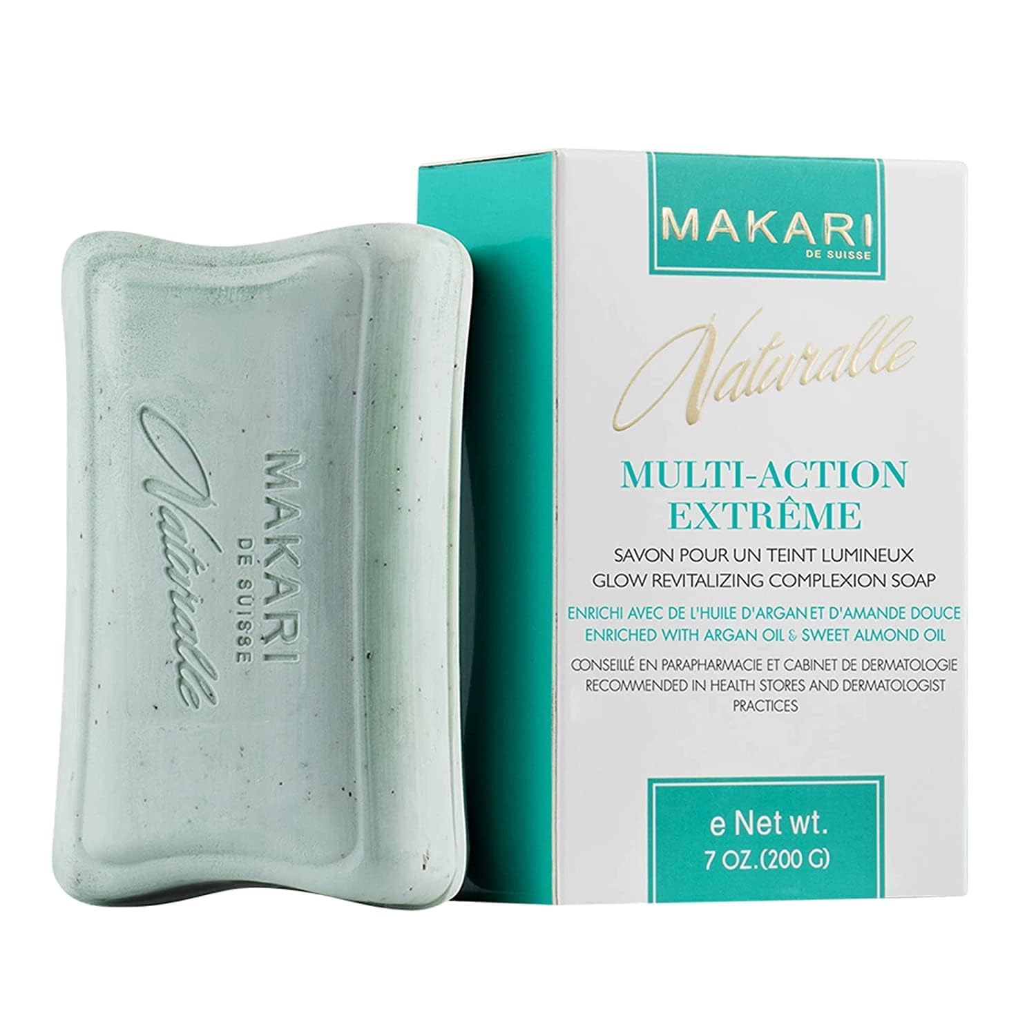MAKARI Naturalle Multi-Action Extreme Botanical Facial Kit Moisturizing Skin Care Products for Sensitive to Dry Complexion for Women | Brilliant Skin 4 Piece Gift Set with SPF15 and Free Make up bag