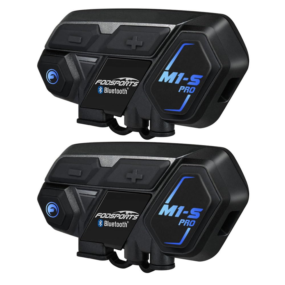 バイク インカム FODSPORTS  M1-S Pro FODSPORTS Motorcycle Bluetooth Intercom with Music Sharing, M1S