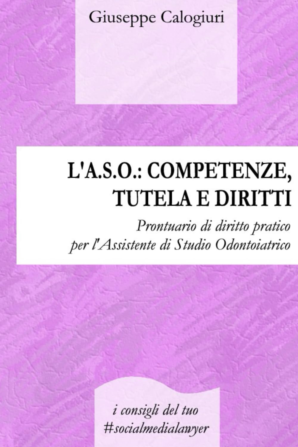 L’A.S.O.: COMPETENZE, TUTELA E DIRITTI: Prontuario di diritto pratico per l’Assistente di Studio Odontoiatrico