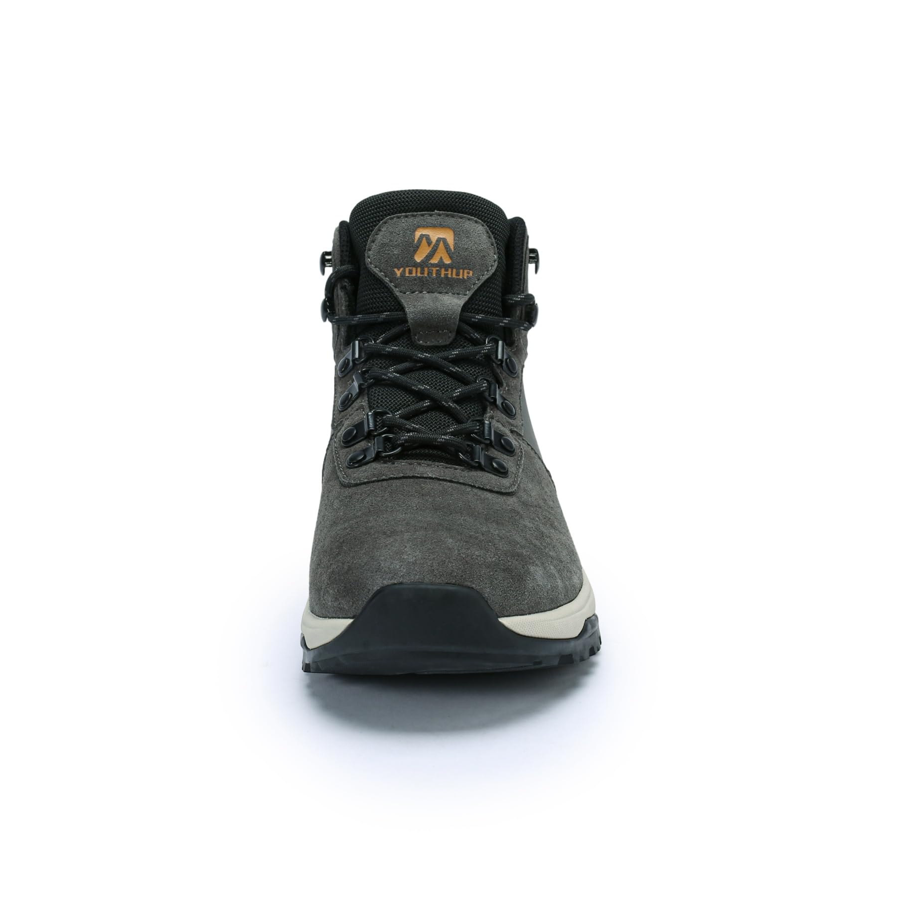 YOUTHUP Chaussures randonnée homme montantes imperméables trail outdoor | Tige hydrofuge doublure respirante semelle amortissante crampons profonds stabilité renforcée pour trekking camping et marche