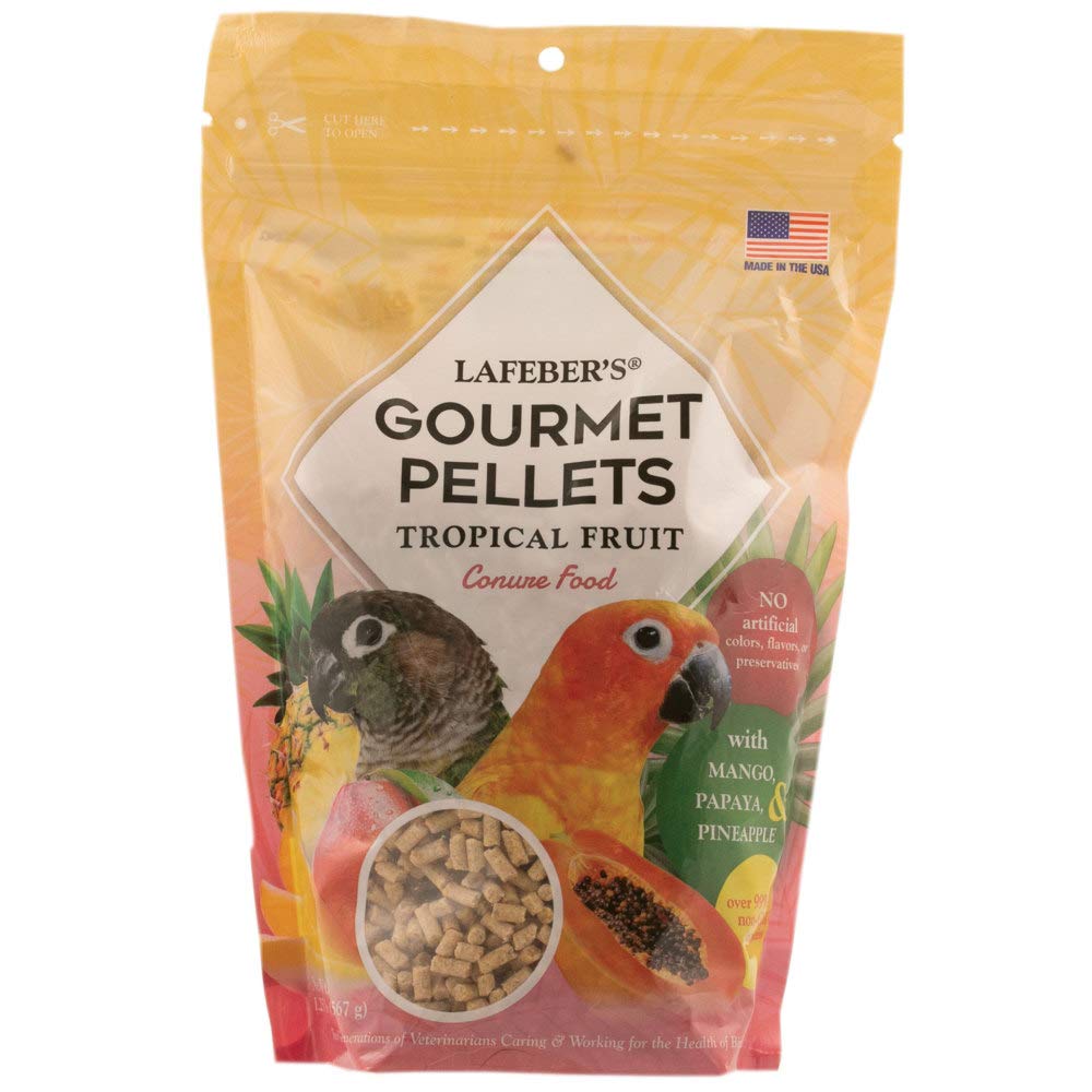 Lafeber Tropical Fruit Gourmet Pellets Conure Bird Food 1.25lb