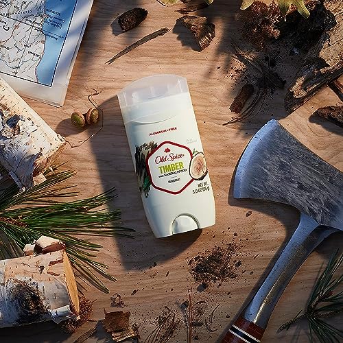 Image of Old Spice Fresher Collection Invisible Solid Men's Deodorant, Timber, 3 Ounce (Pack of 2)
