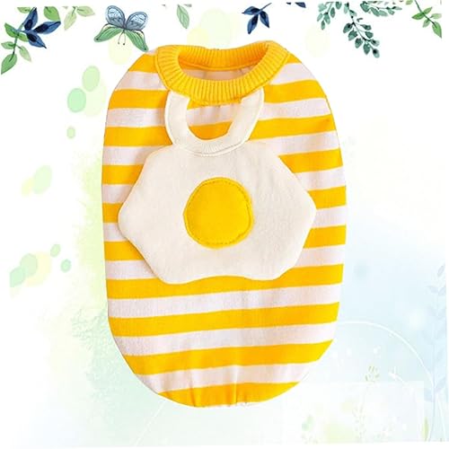 Miniatura 2 de Balacoo Chaleco de patrón de huevo de moda de tamaño mediano para perros, chaleco cálido para perros para suministros para mascotas al aire libre
