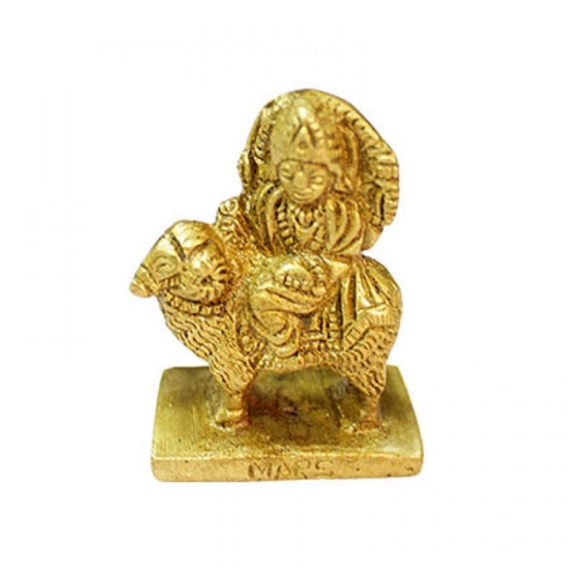 Mangal Graha Idol in Brass / Mars Statue / Hindu Religion God