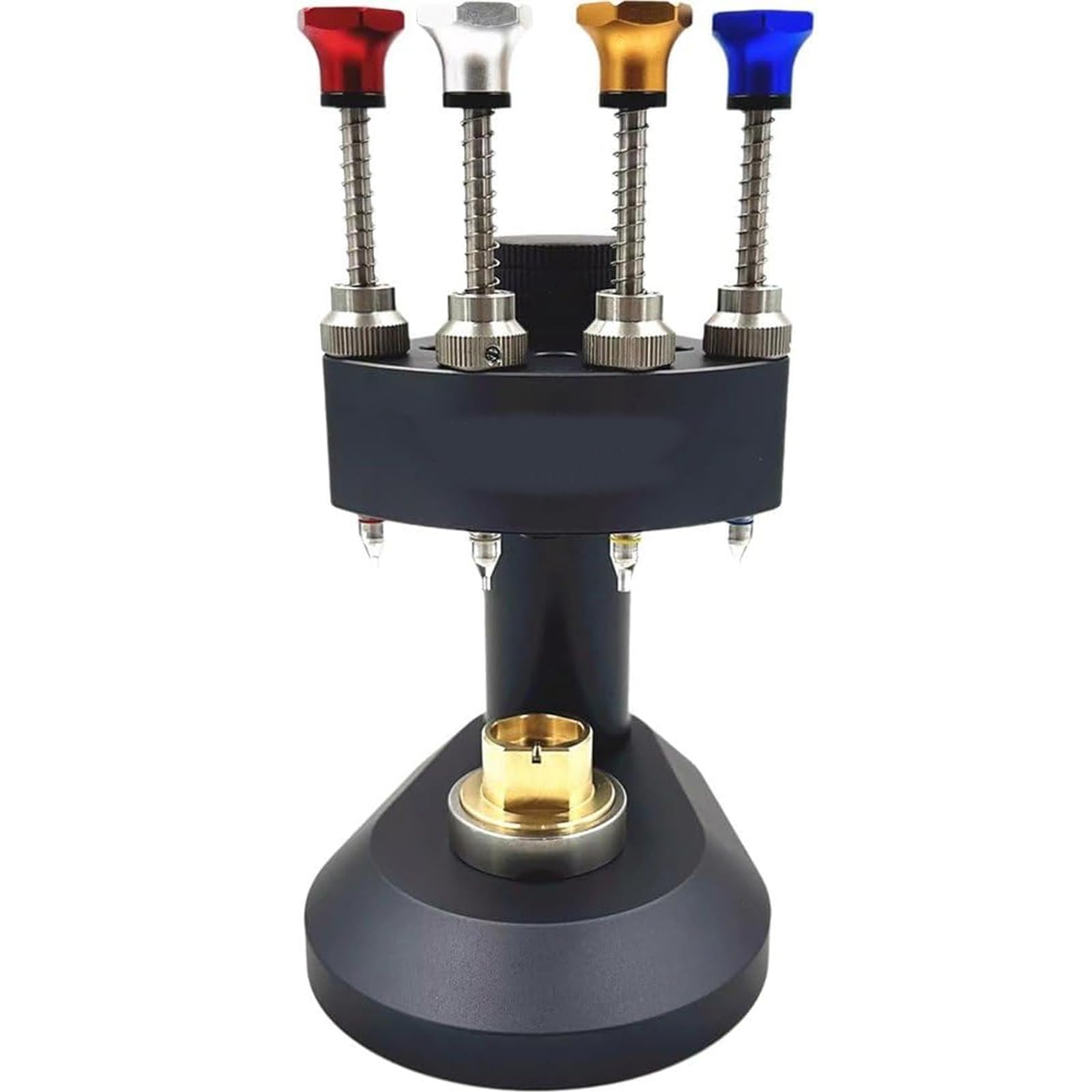 Prensa para Manecillas De Reloj Automáticas De 4 Pines, Herramienta Profesional para Ajustar Manecillas De Reloj, Herramienta De Reparación De Relojes, Máquina De Agujas para Relojeros.