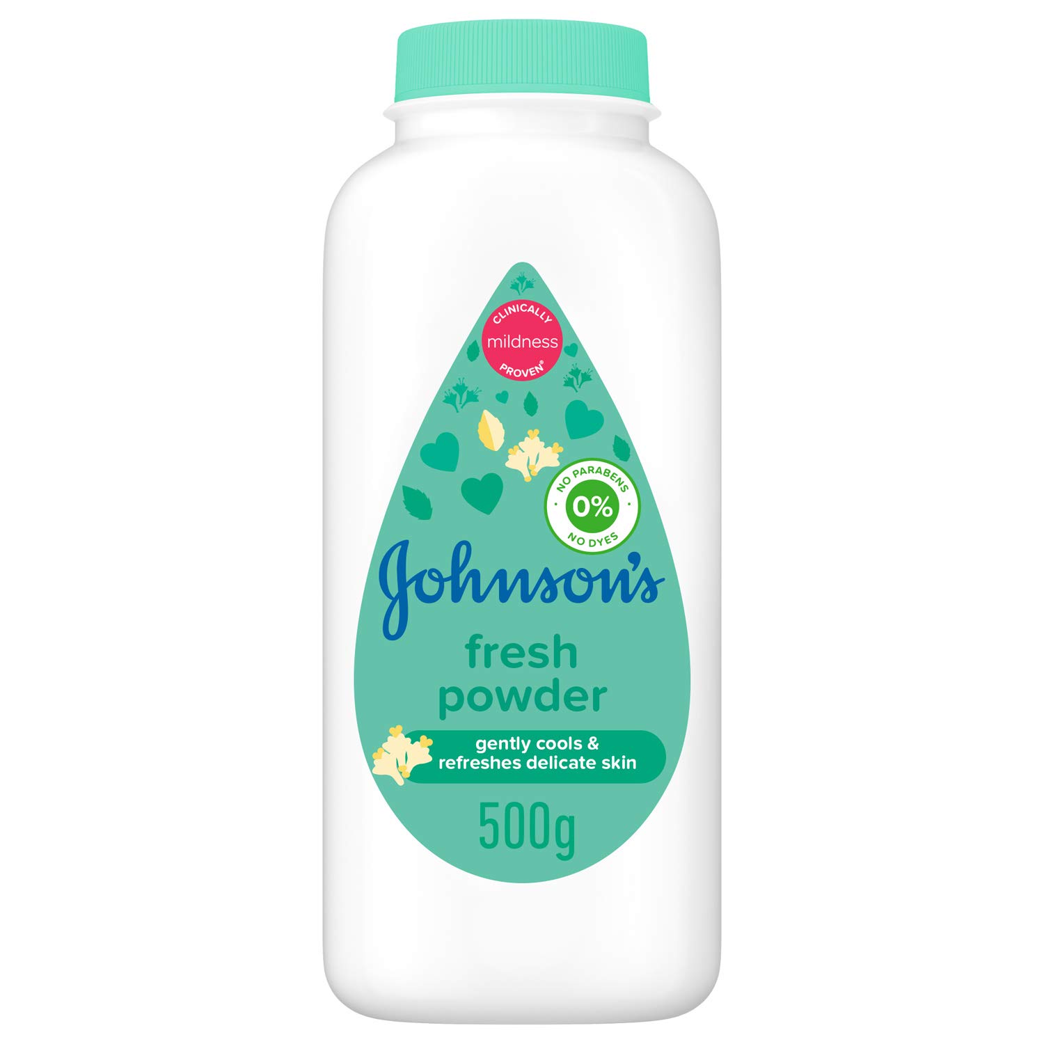 JOHNSON’S Baby Powder, Fresh, 500g