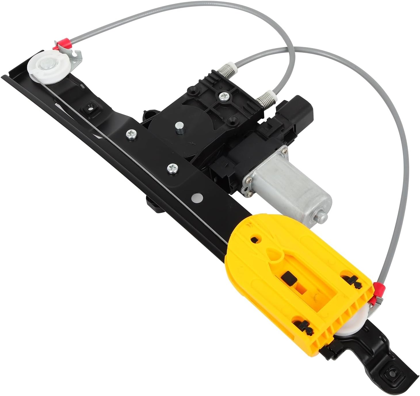 ASAPE Rear Left Driver Side Power Window Regulator Assembly with Motor C2Z26992 Fit 2013-2015 for Jaguar for XF 2.0L for XFR-S 5.0L, 2010-2015 for Jaguar for XFR 5.0L for XF 5.0L