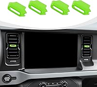 Vista 15 de para Ajuste de Salida de Aire Acondicionado Bronco, 4 Piezas Cubierta de Ventilación de Salida de Aire de Control Central Compatible con Accesorios