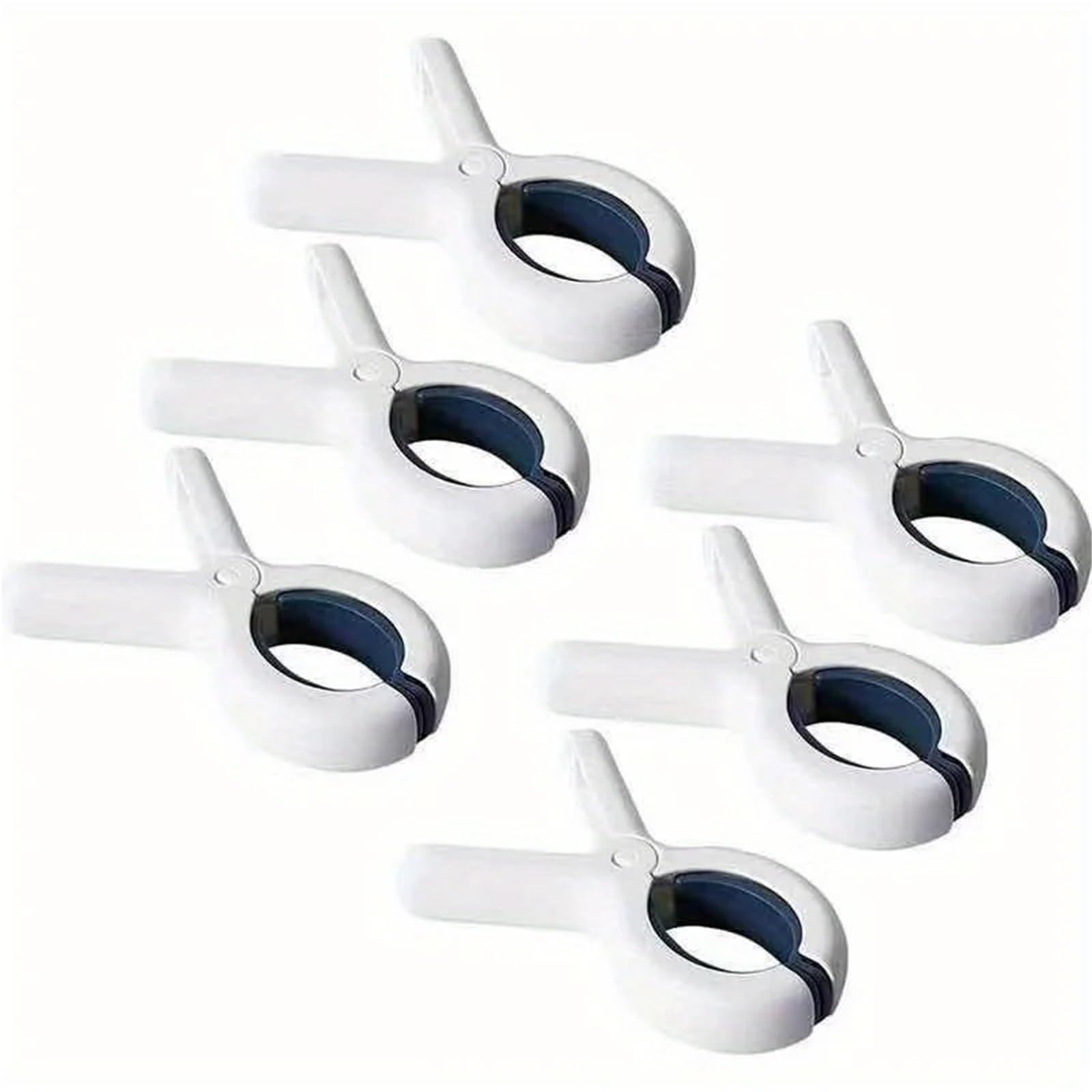 Beach Towel Clips 6pcs Beach Towel Clips With Strong Anti-Rust Springs, Heavy Duty(Blue)