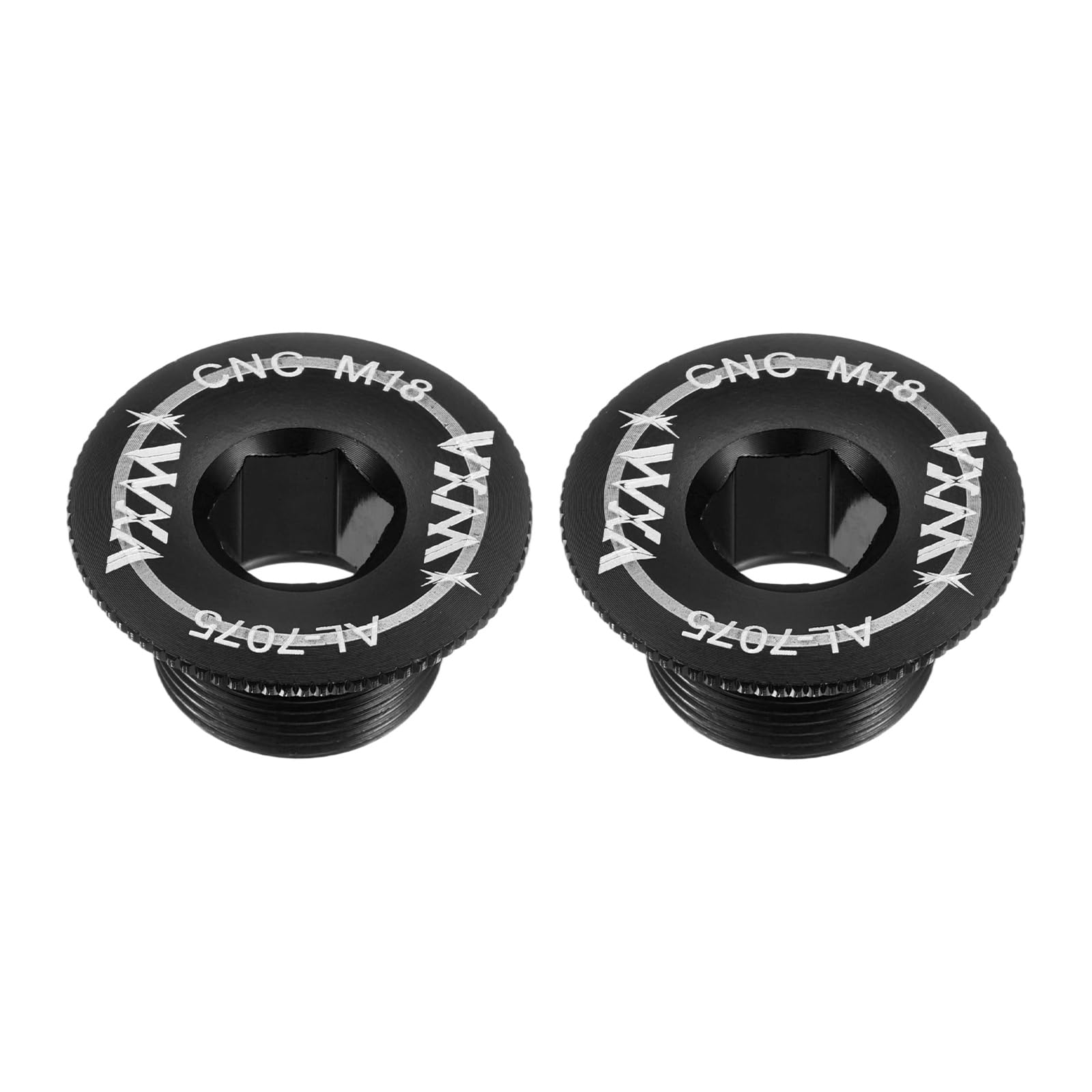 HARFINGTON Crank Cover Screw Aluminum Alloy Bicycle Crank Fixing Bolt Crankset Arm Chainwheel Screws for Mountain Road Bikes