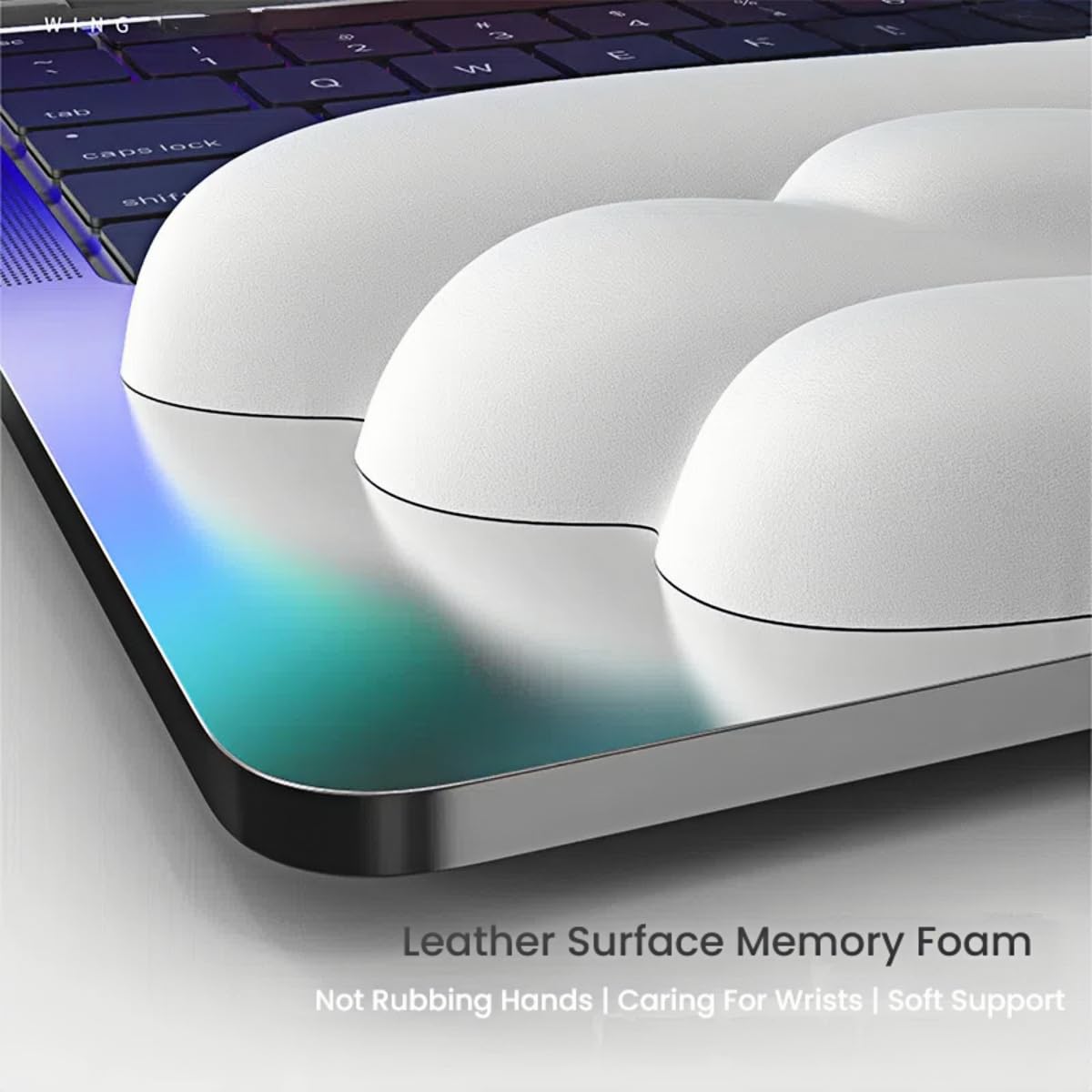 Angel Wing Wrist Rest - Ergonomic Memory Foam -2