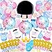Produktbild Gender Reveal Party Dekoration, 100 Stück Gender Reveal Party Supplies Kit Für Babyparty-Geburtstagsfeier, Einschließlich Banner Und Ballonsets, Kostüm Verkleiden Usw