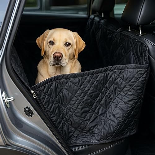 Formosa Covers Deluxe Dog Car Seat Hammock Quilted Cover with