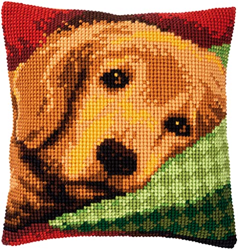Vervaco Cross Stitch Cushion Kit Sleepy Little Dog