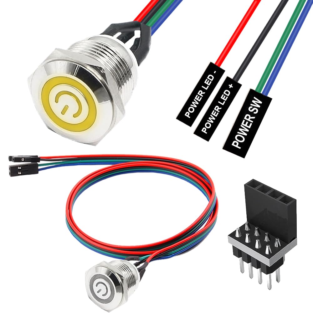 Custodia protettiva impermeabile per interruttore a pulsante a tre fori BX3 da 22 mm (giallo