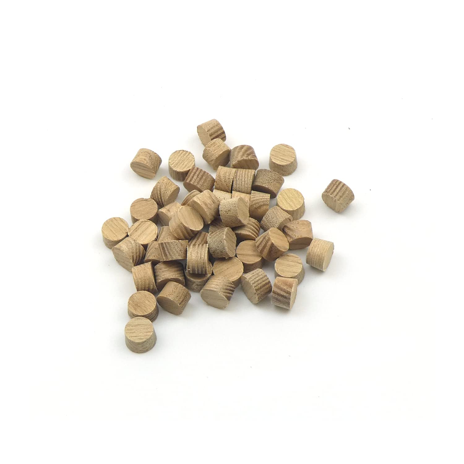  - Oakcrafts10mm Ash Flat Head Cross Grain PlugPack Of 50