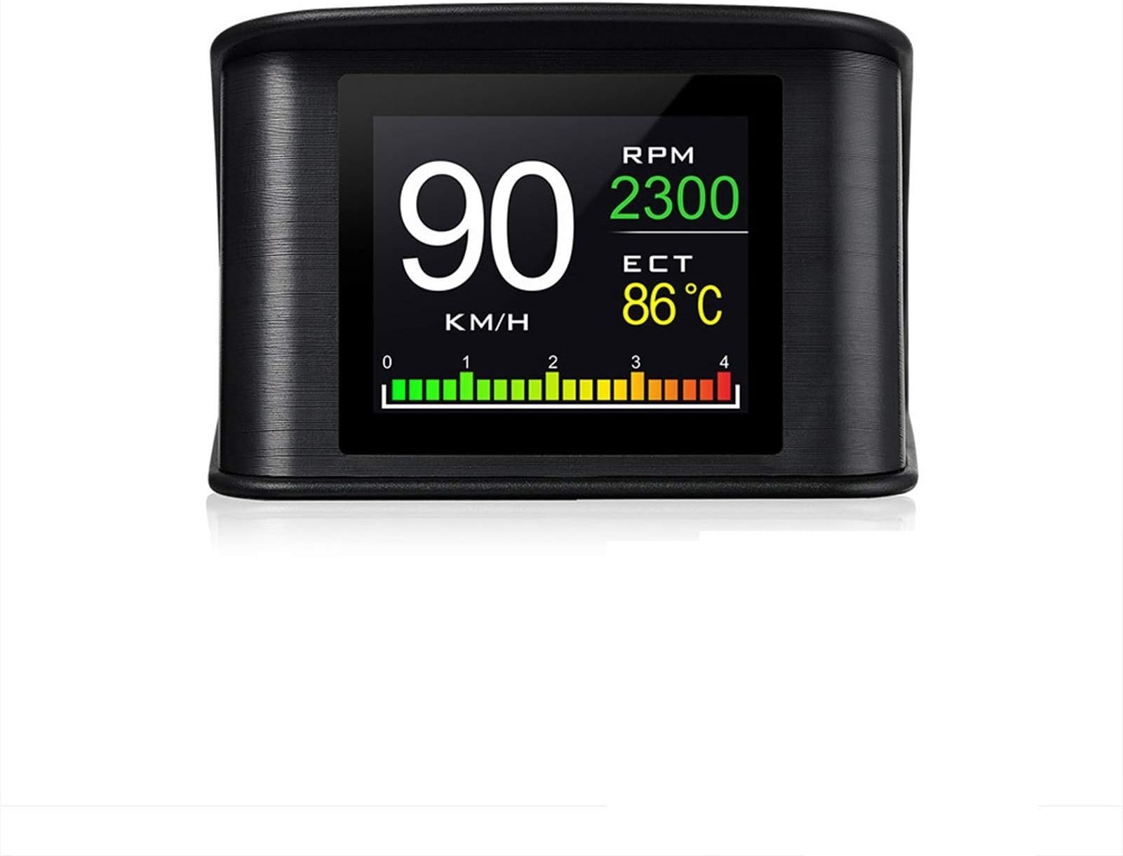 Heads Up Display Car Updated HUD OBD2 Head Up Display P10 Digital Car Speedometer With Fuel Level Voltage Coolant Temperature Mileage Odometer Speed Vizr Heads Up Display