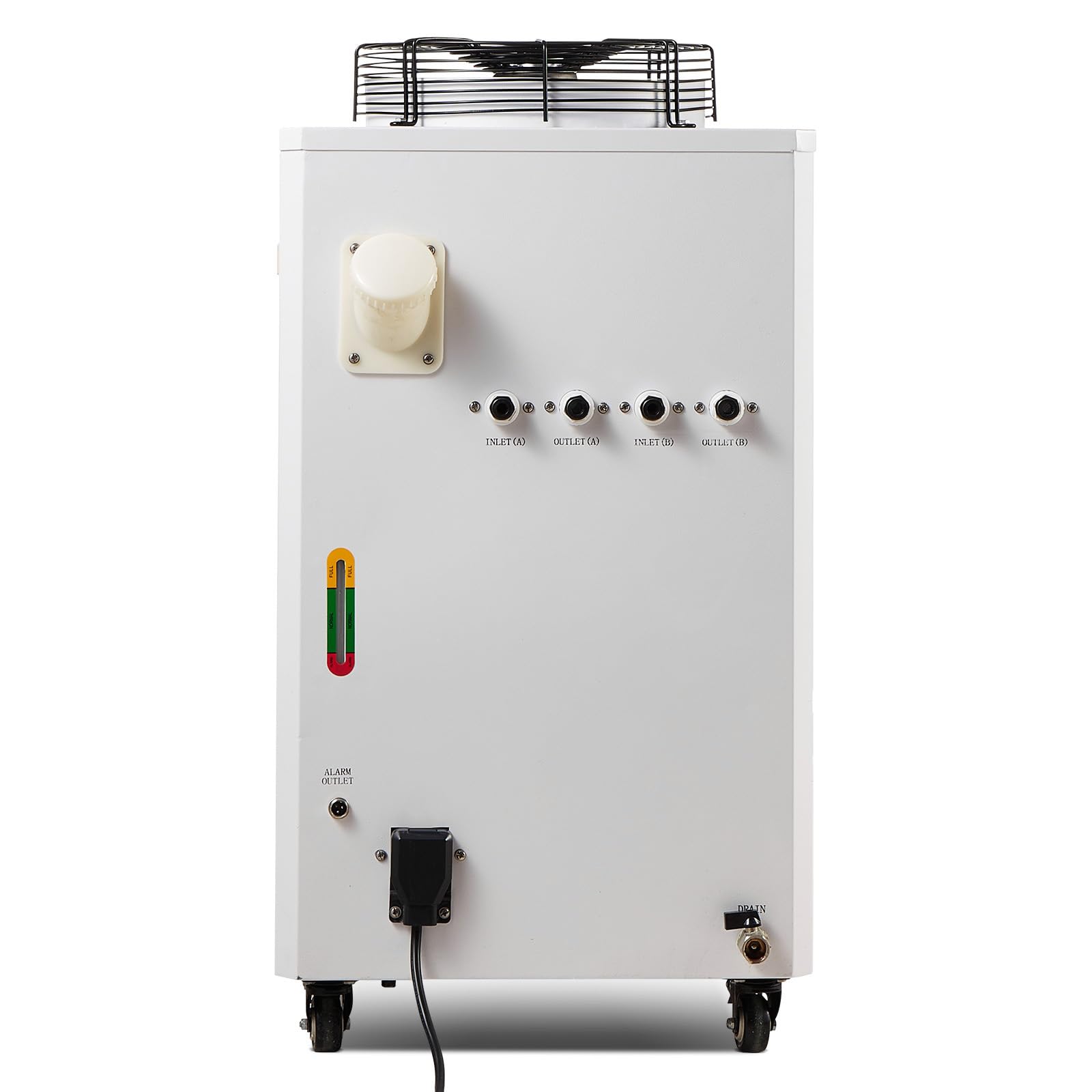 VEVOR Refrigeratore d'acqua industriale, CW-6000, sistema di raffreddamento 1500 W con compressore, capacità del serbatoio dell'acqua da 15 litri, portata di 65L/min, per macchina incisione laser