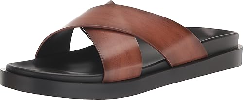 Stacy Adams Men's Montel Cross Strap Slide Sandal Loafer