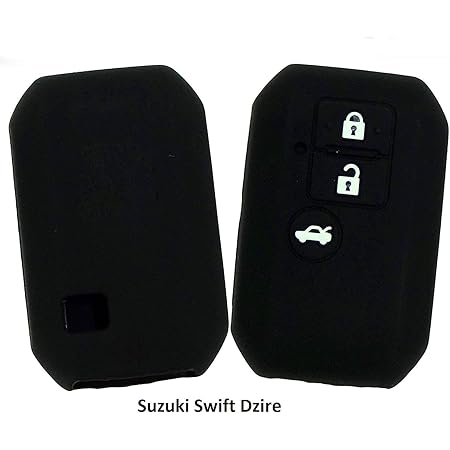 Keycare® Silicone Key Cover Compatible DZire, Swift, Ertiga 3 Button ...