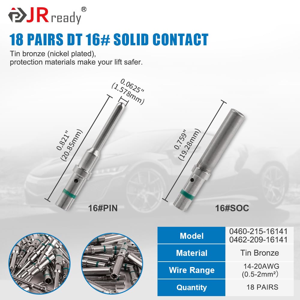 JRready ST6328-3 Deutsch DT Gray Connector 5 Kit 3 Pin Connector