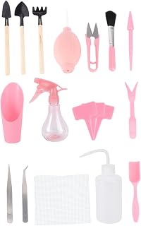 Happyyami 1 Juego Conjunto de Herramientas de plantación Herramientas hortícolas pequeño Herramienta de trasplante de plántulas Accesorios de jardineria el plastico Rosa Color Aleatorio