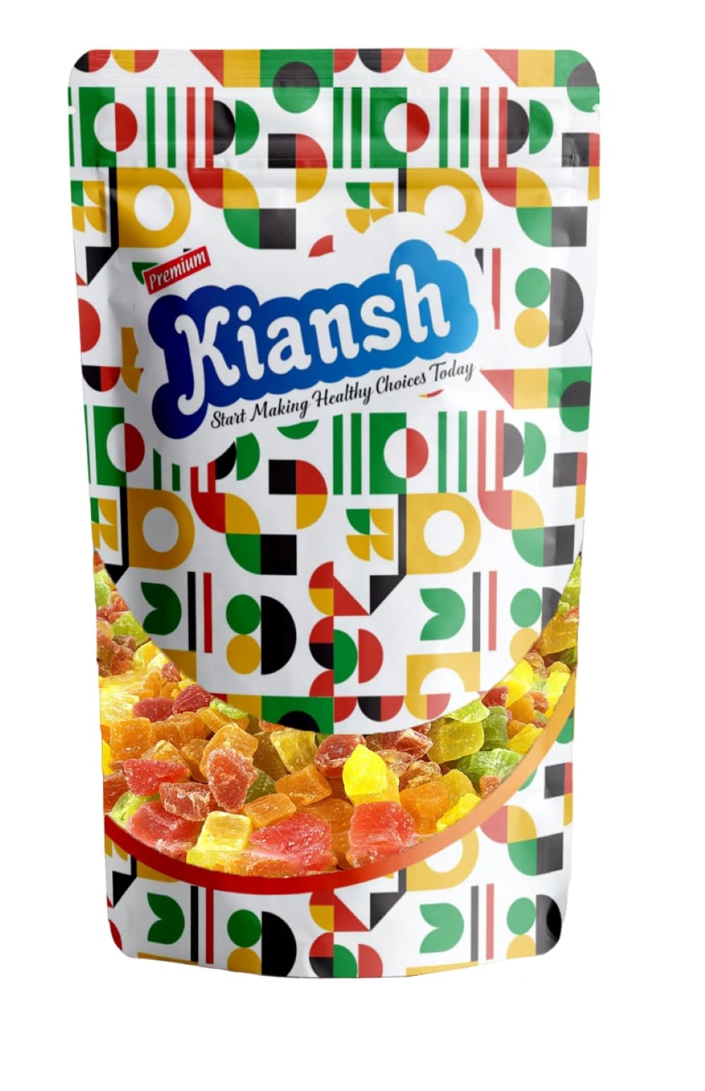 Kiansh Dried Mix Fruits 200 Grams – Sweet, Tasty and Chewy Mixed Texture of Kiwi, Mango, Pineapple, Papaya & More – Rich in Fiber & Antioxidants | No Added Sugar – Energizing Fruit Snack for Hiking Enthusiasts, Learning Kids & Cooking Friendly Moms | Dried Fruit Cocktail | Vegan, Tropical Fruit Medley | Mix Dried Berries-image-34