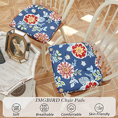Jmgbird Pack Of 4 Chair Cushions For Dining Chairs, Non Slip Memory Foam Kitchen Chair Outdoor Cushions For Patio Furniture 16" X 17" #TOP4