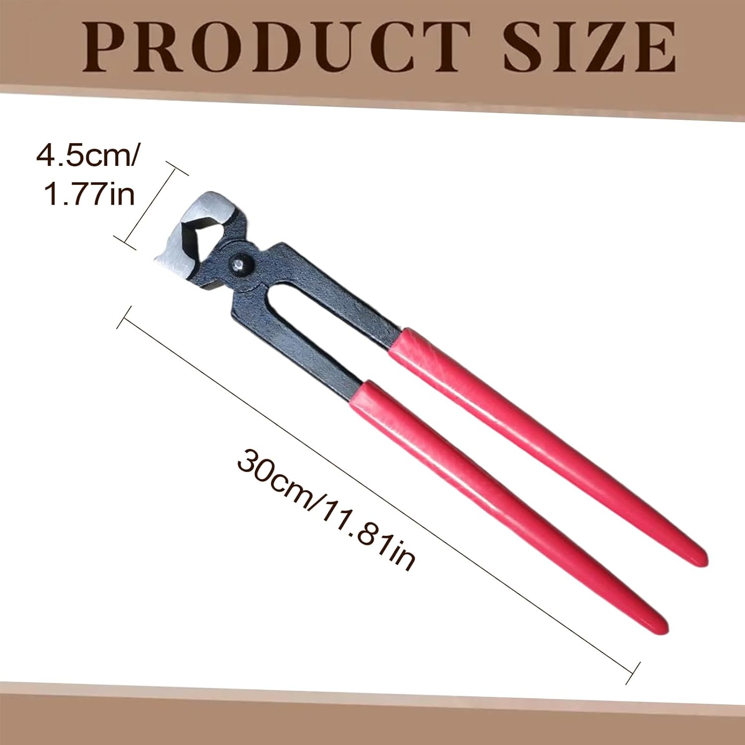 Imtrub 蹄切りニッパー - ヤギ用装蹄具,装蹄用クリッパー・ニッパー 農場動物ケア 蹄手入れ工具 馬・ヤギ・羊対応