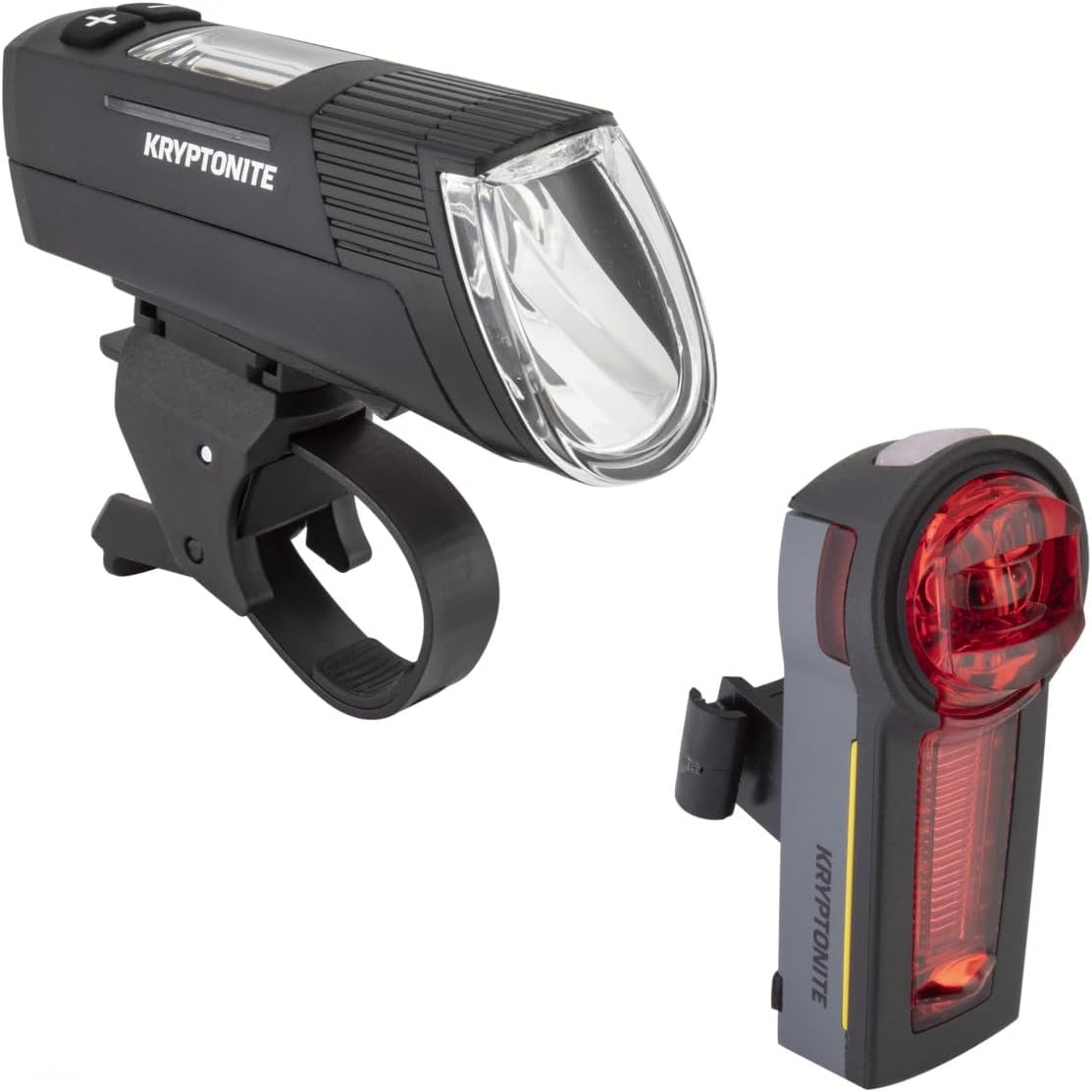 Kryptonite Incite X8 Headlight, XBR Taillight Set - Black
