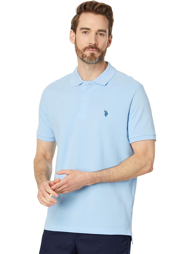 U.S. POLO ASSN. Solid Cotton Pique Polo with Small Pony