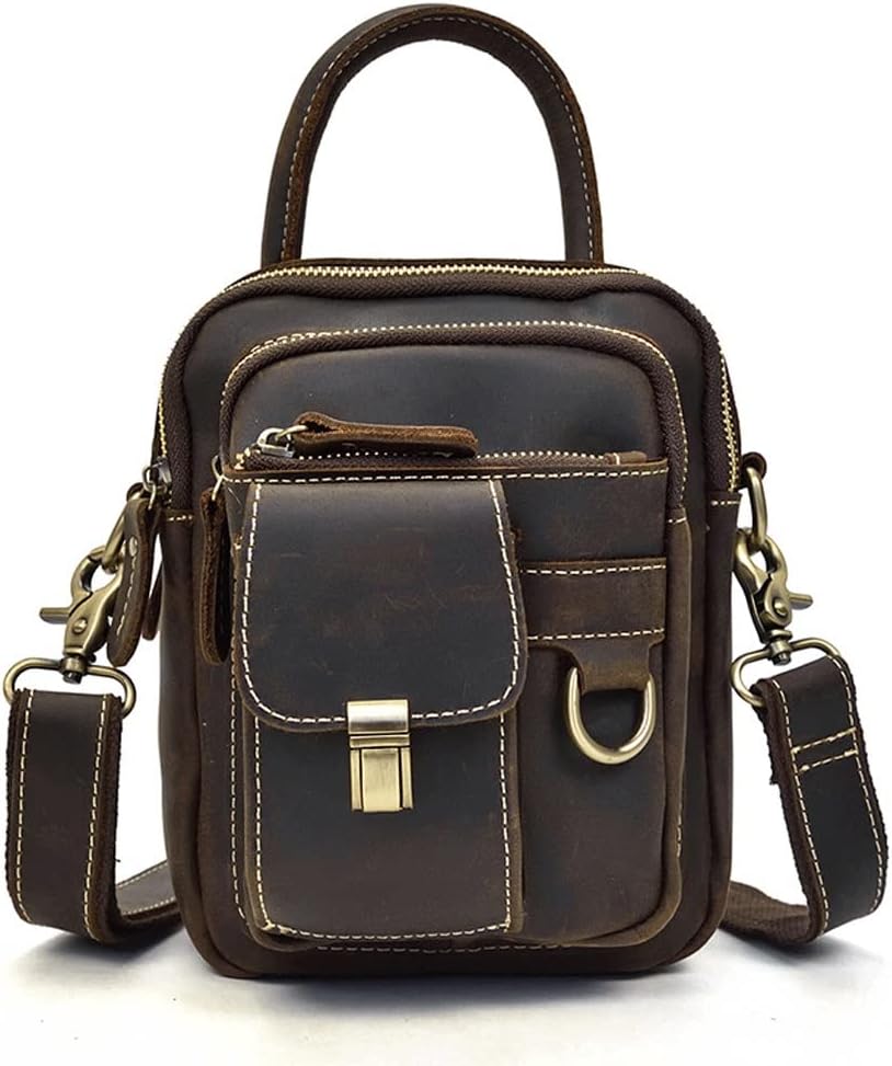 Real Leather Men Bag Genuine Leather Man Shoulder Bag Small Messenger Crossbody Bag Male Shoulder Bag