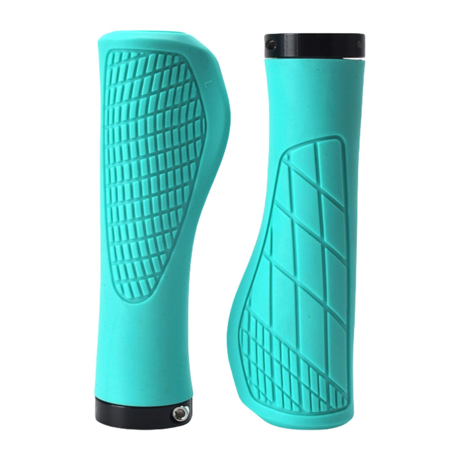 Tsophreniq Mountain Bikes Handlebar Grips with Aluminium Locks Nonslip Cycling Handlebar Sleeve Comfortable Bicycles Handle Cycling Nonslip Handle Grip
