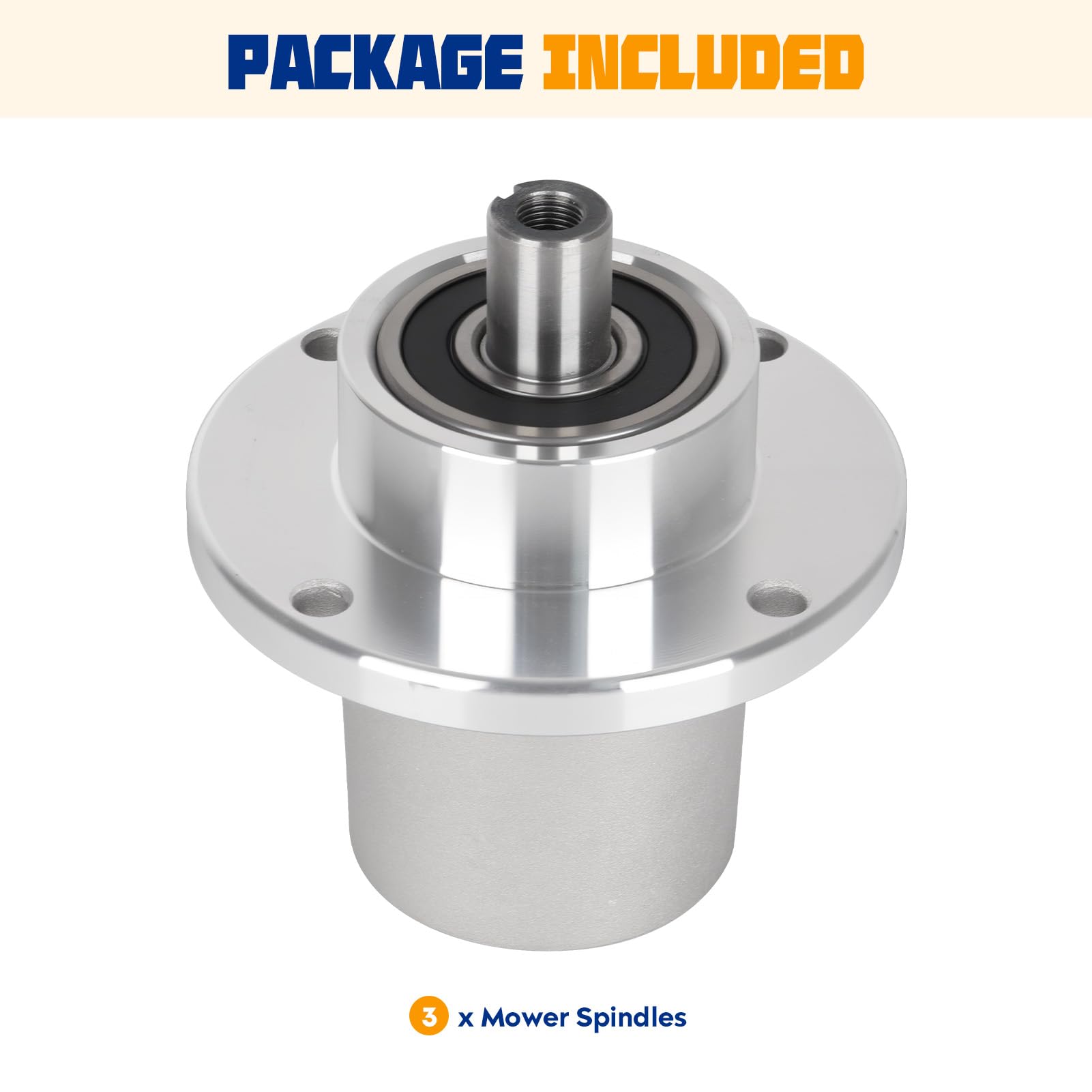 Conjunto de husillo de la cubierta del cortacésped para Bad Boy 037-2050-00 037-2000-00 285-101 MZ Magnum 42 pulgadas, 48 pulgadas, 54 pulgadas, paquete de 3