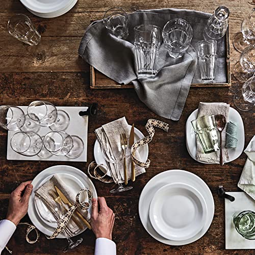Rocco Bormioli Plate Parma White Rectangular 18 x 21 cm Glass Opal, 18x21 - Image 3