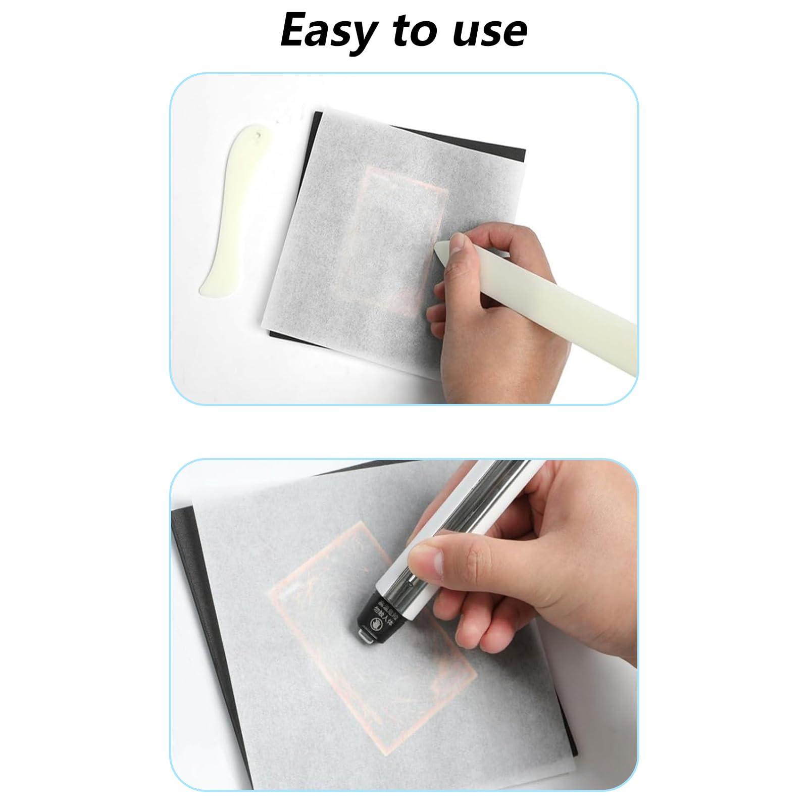 Professionelles Kartenreinigungs und Glättungsset mit Acryl
