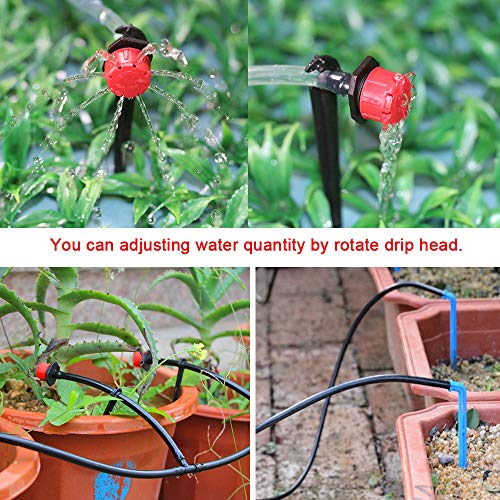 AiHihome Automatic Watering System Indoor Plant Auto Watering - by Digital Timer Irrigation Controller Watering for Garden Flower Plant - Thumbnail 3