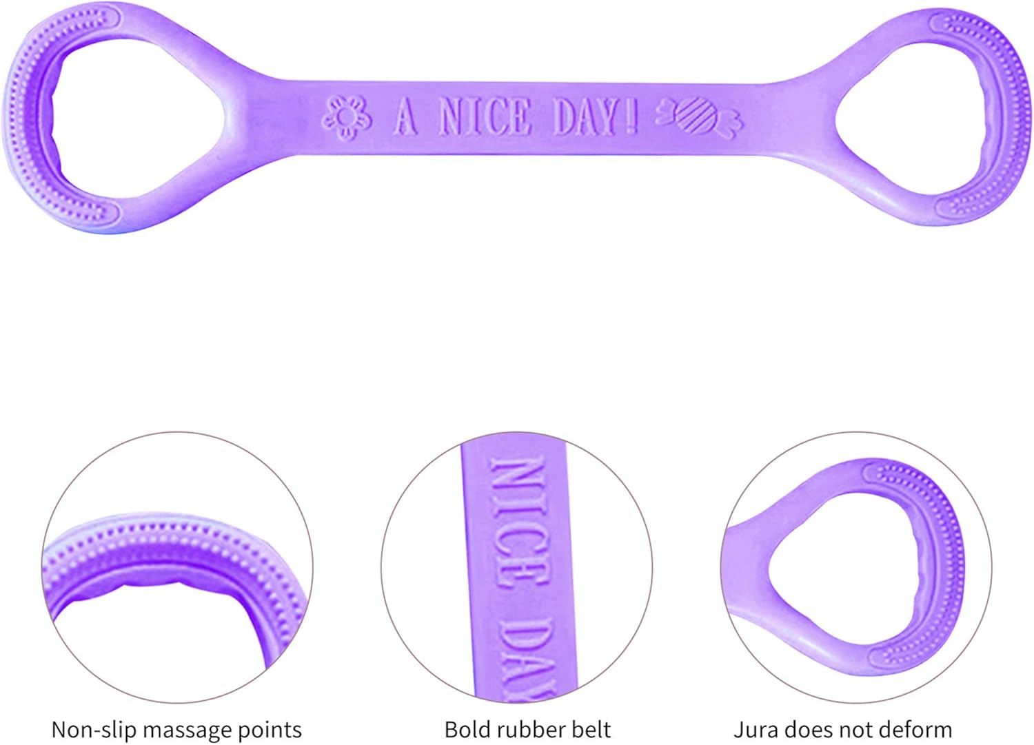 1PCS Fitness Pulling Rope Body Shaping Tube Chest Expander Elastic Yoga Rally Strap Resi Loop Exerciser Band,Purple